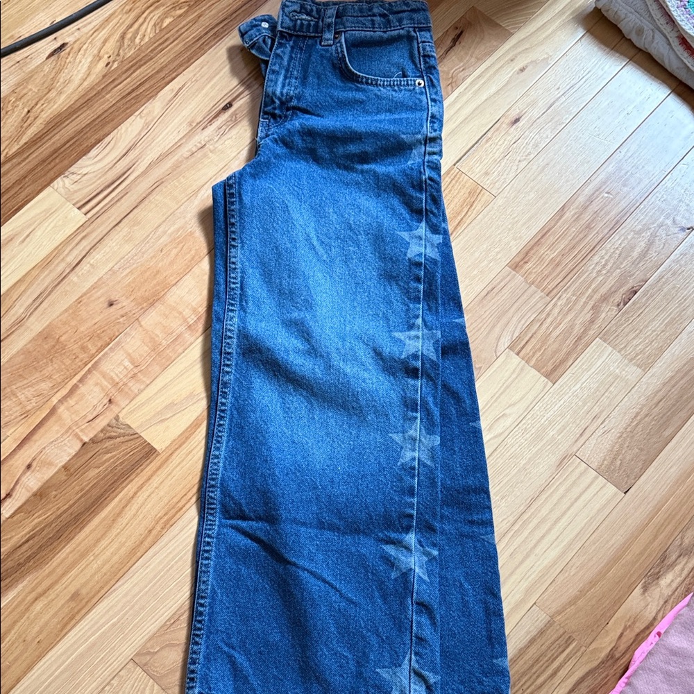 Zara Kids Blue Star Jeans